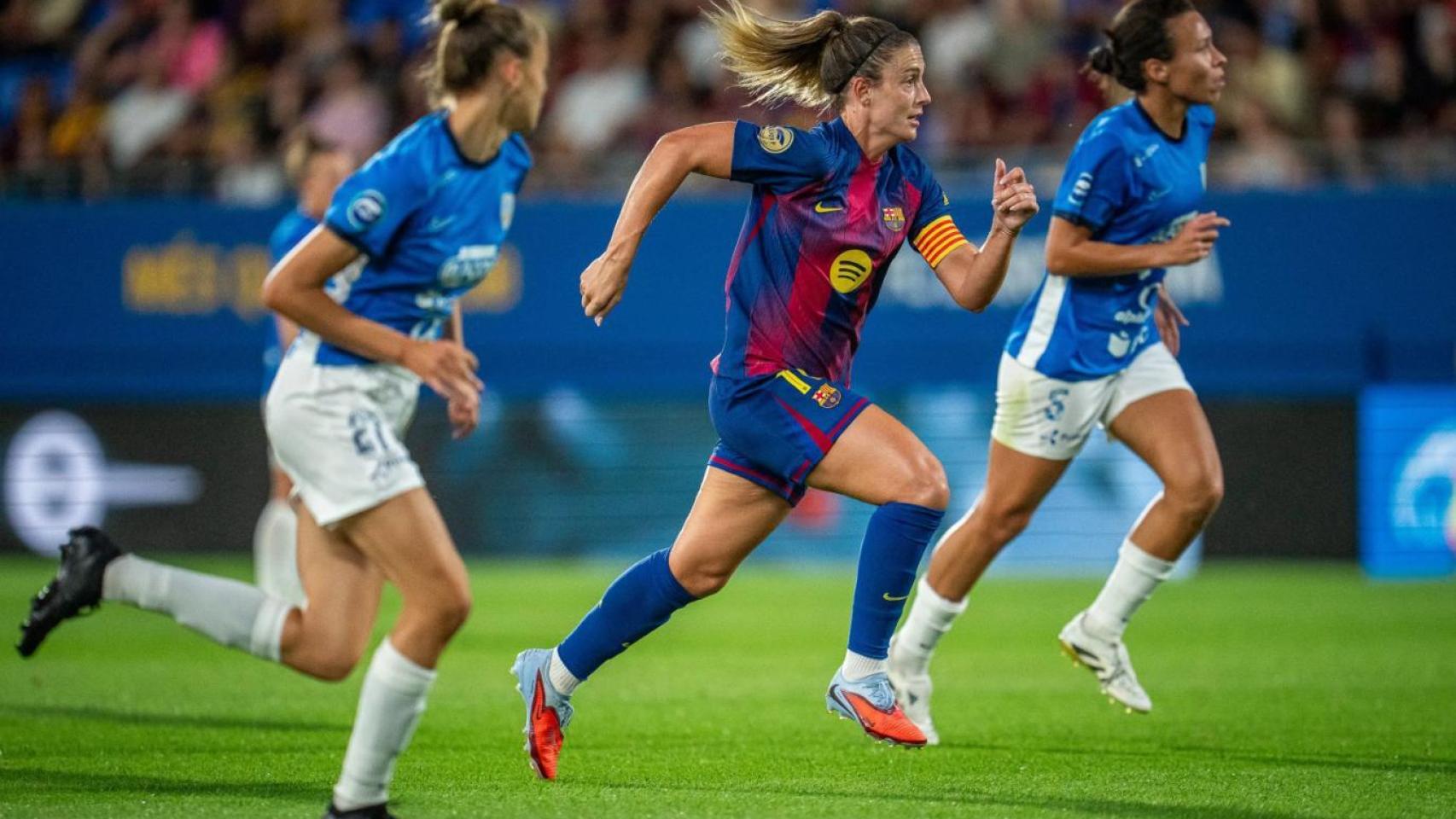 Alexia Putellas, durante la goleada del Barça Femenino contra el Alhama