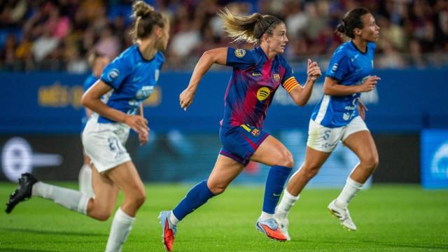Alexia Putellas, durante la goleada del Barça Femenino contra el Alhama