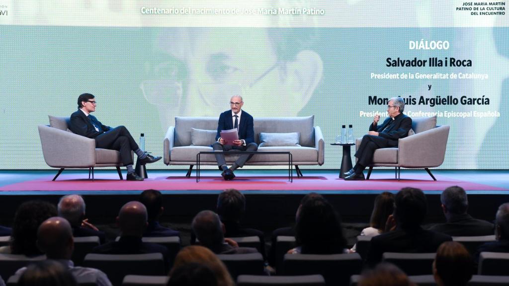 El presidente de la Generalitat de Cataluña, Salvador Illa, ha mantenido un diálogo con el presidente de la Conferencia Episcopal, Luis Argüello, en Madrid este miércoles, 17 de septiembre