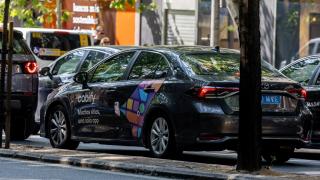 Un vehículo de Cabify