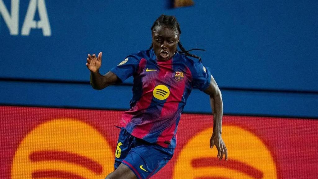 Aïcha Cámara con el Barça Femenino