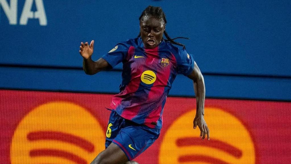 Aïcha Camara amb el Barça Femení