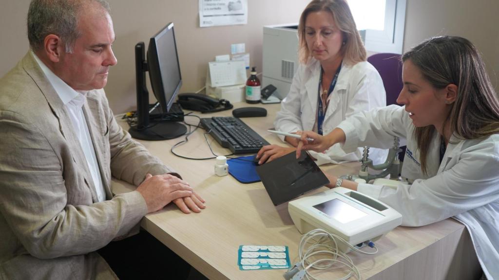 Dra. Andreea Ciudin, Marta Comas i Juan José Cortés