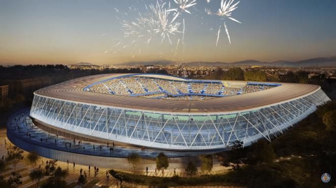 Imatge virtual del futur Coliseum