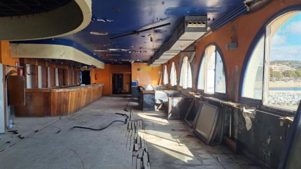 Interior de la discoteca Palm Beach de Sant Feliu de Guixols