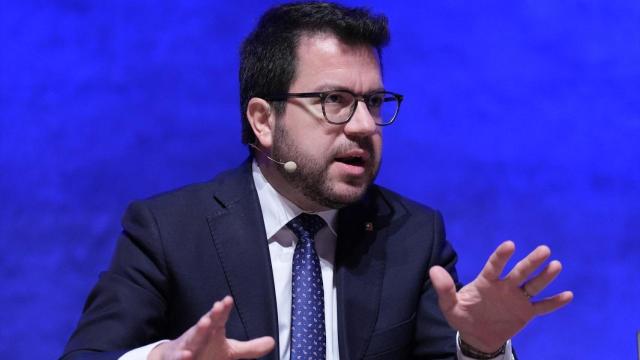 El expresidente de la Generalitat, Pere Aragonès