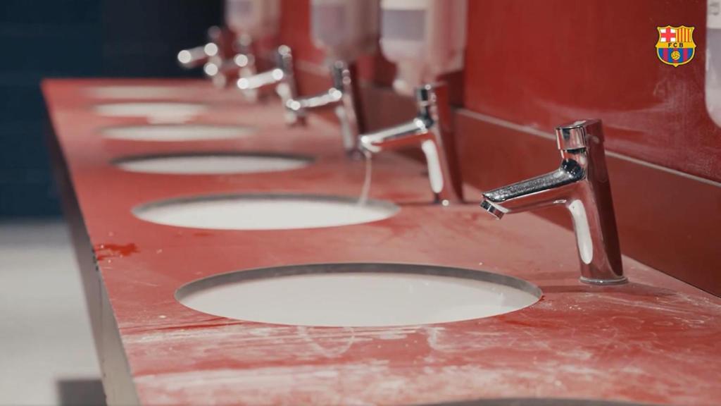 Los baños del nuevo Camp Nou, listos para la reapertura del estadio
