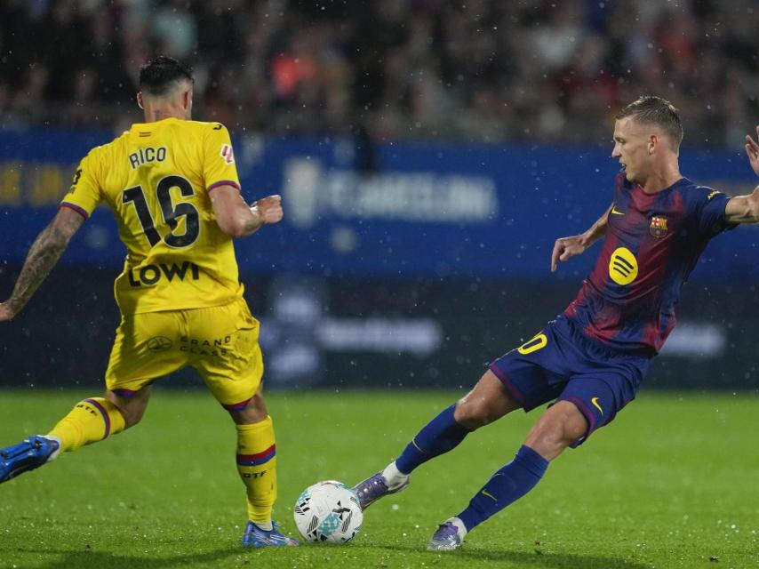 Dani Olmo, autor del tercer gol del Barça
