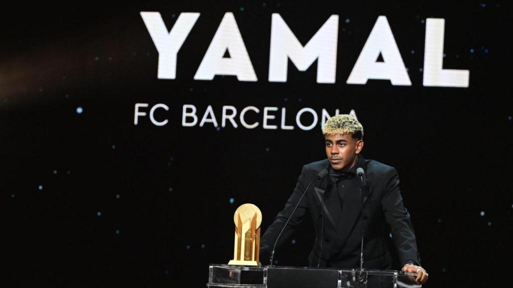 Lamine Yamal, guanyador del Trofeu Kopa 2025
