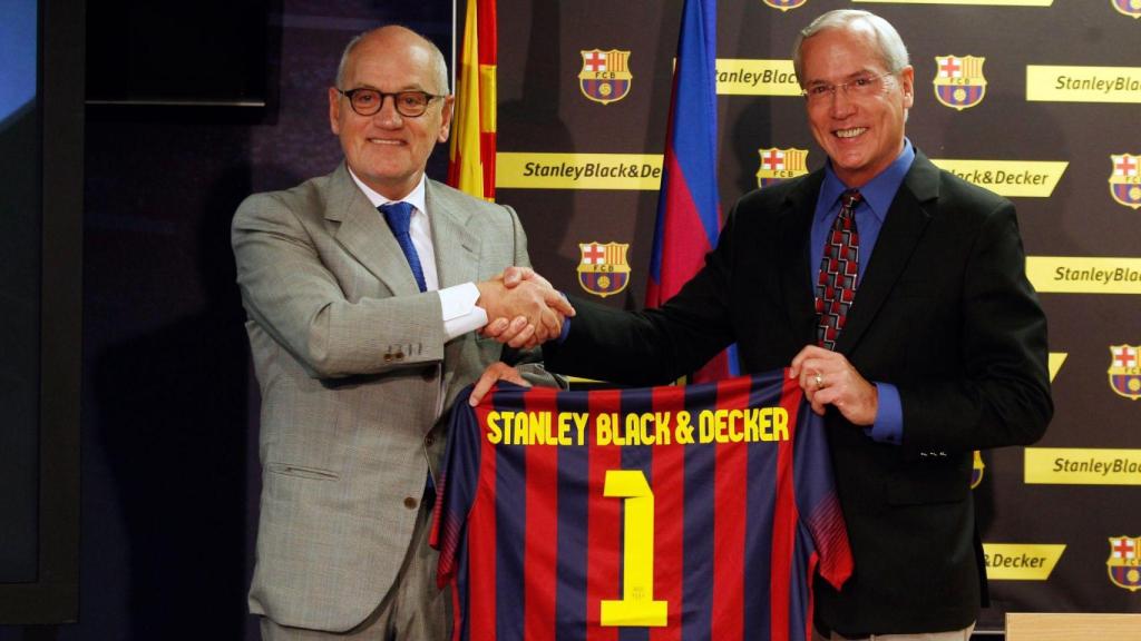 El Barça anuncia el patrocinio con Stanley en 2014