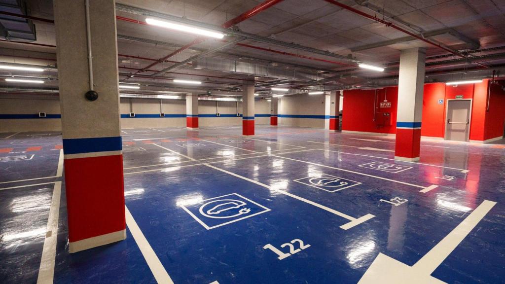 Parking del Camp Nou a mediados de septiembre de 2025