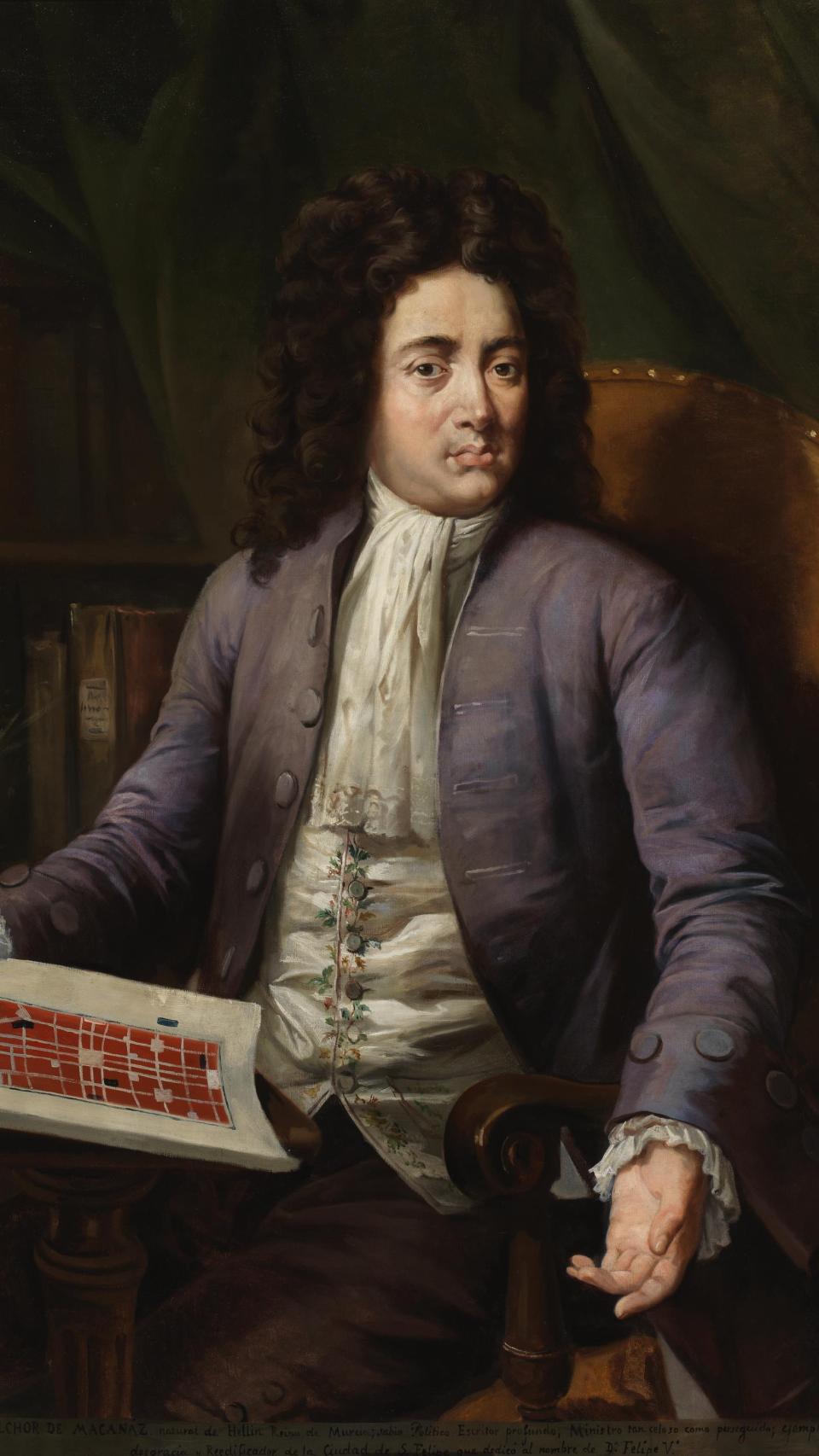 Retrato del ilustrado y político español Macanaz