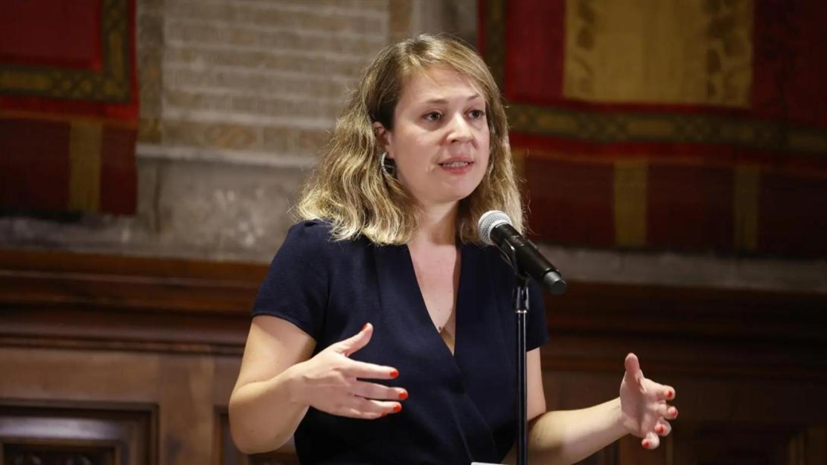 La exlíder de BComú en Barcelona, Janet Sanz