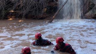 Búsqueda de los desaparecidos por la riada en Sant Quintí de Mediona