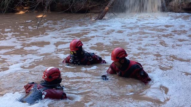 Búsqueda de los desaparecidos por la riada en Sant Quintí de Mediona