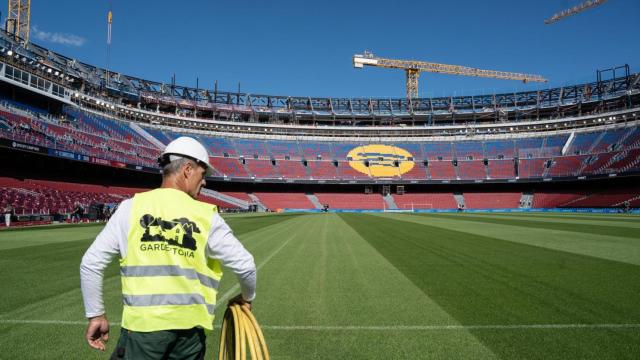 El Camp Nou a mediados de septiembre 2025