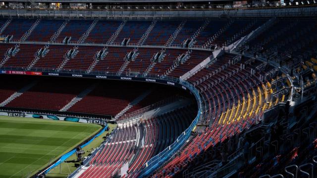 Las obras del Camp Nou, en septiembre de 2025