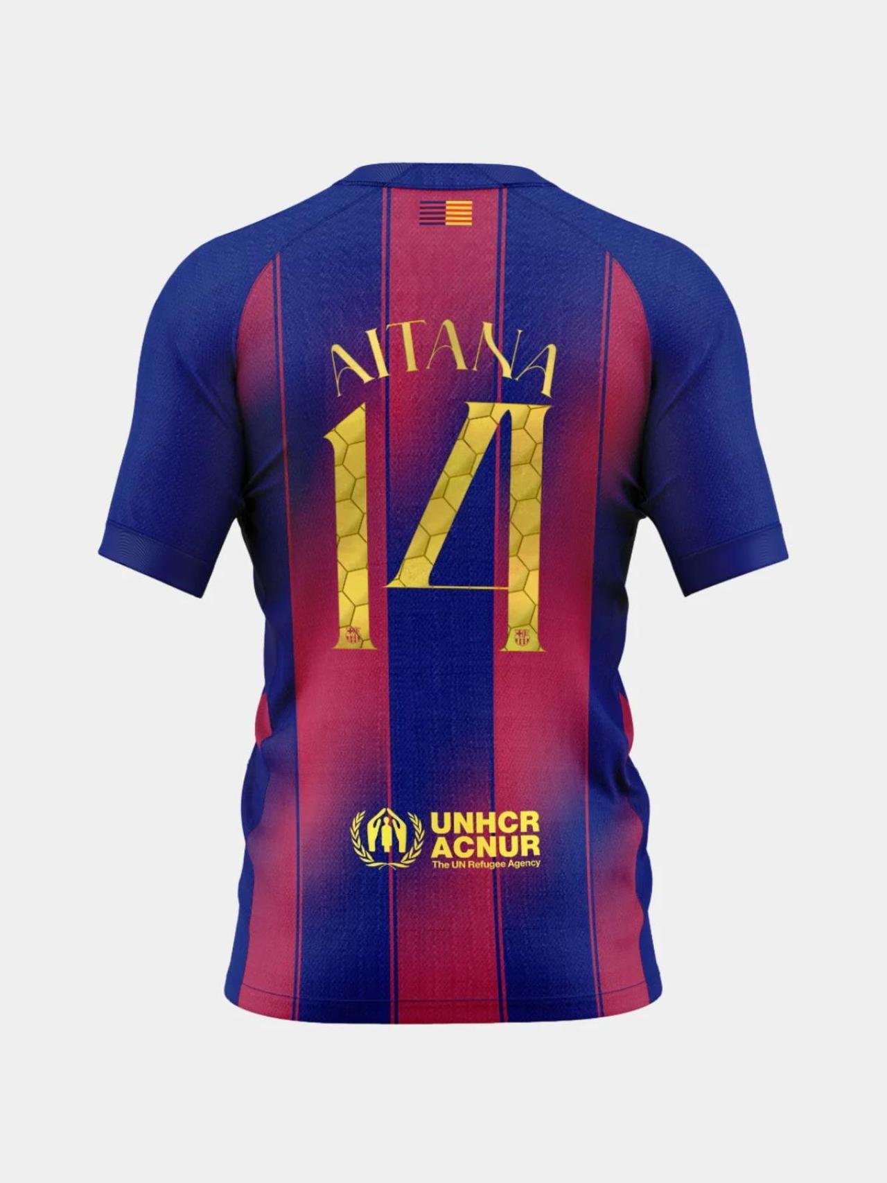 La camiseta especial del Barça para celebrar el Balón de Oro de Aitana Bonmatí
