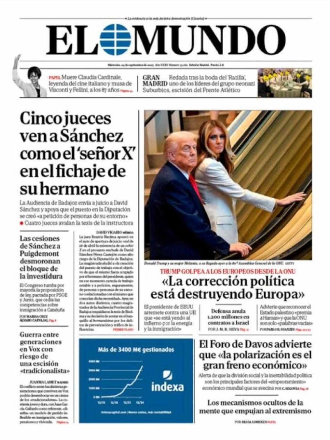 Portada El Mundo