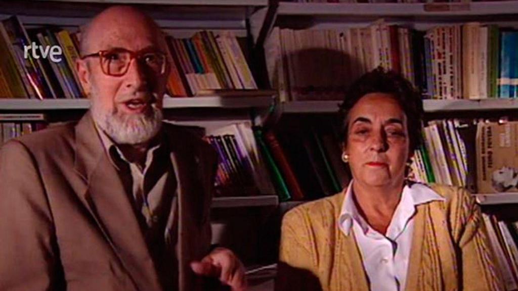 Llorenç Gomis y Roser Bofill, su esposa