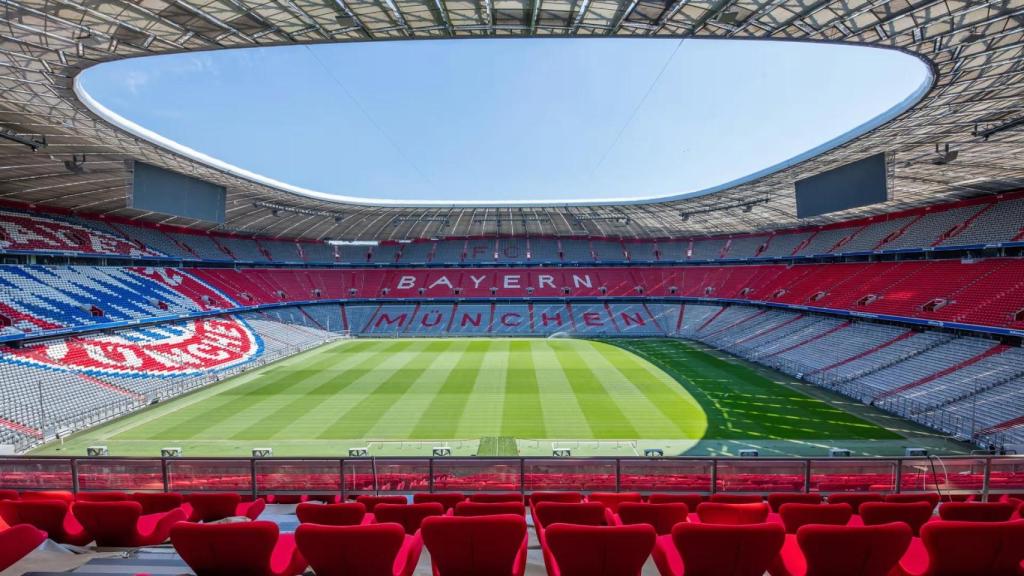 El Allianz Arena del Bayern de Múnich desde dentro