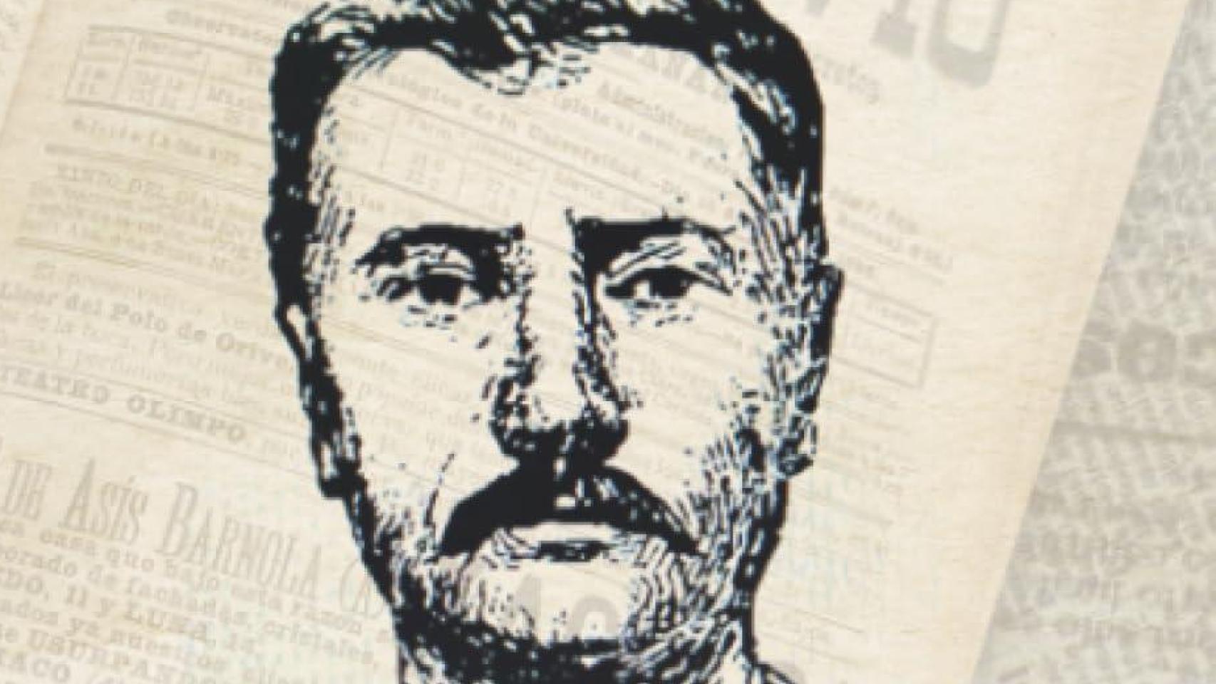 El obrero Francisco Oliva, en la portada del libro de Joan Ferran