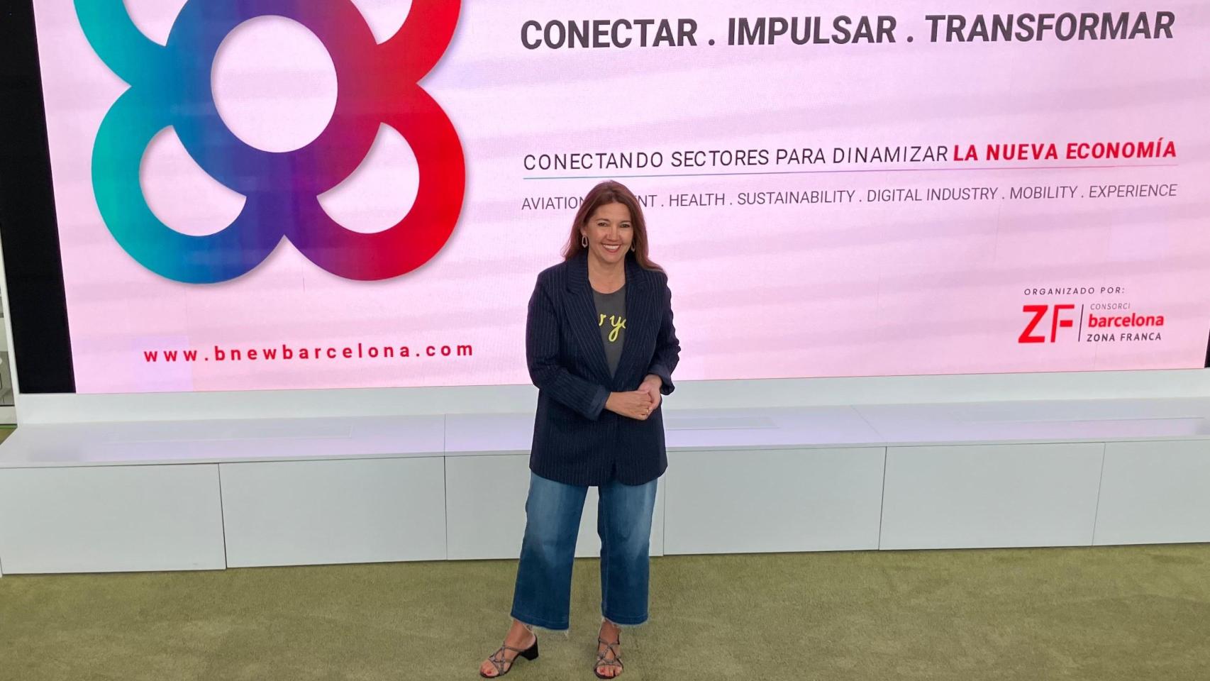 La directora general del CZFB, Blanca Sorigué, en la presentación del BNEW 2025