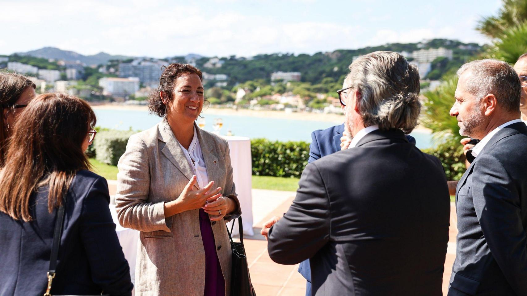 La 'consellera' de Economía y Finanzas, Alícia Romero, en las Jornadas Empresariales de S'Agaró (Girona)