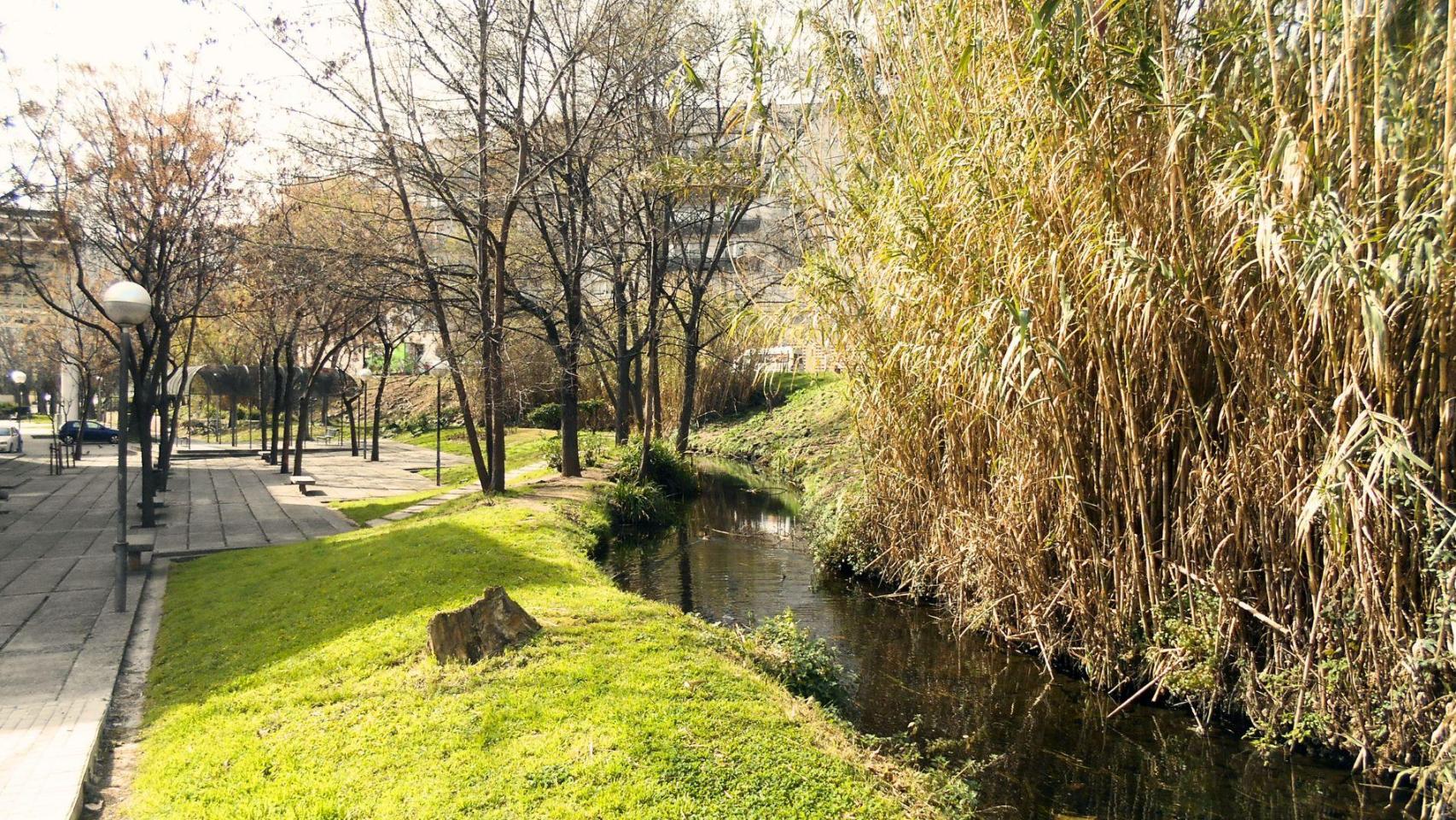 Calle del barrio de Vallbona (Barcelona)