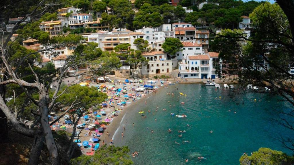 Vista aérea de Sa Tuna, en Begur