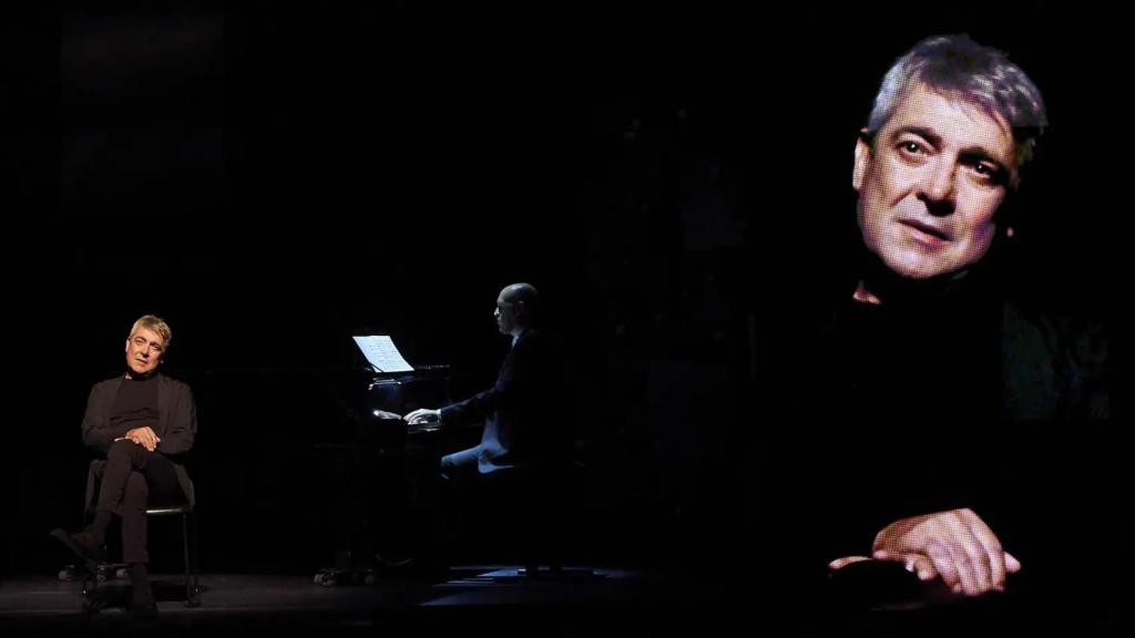 El actor Pere Arquillué en el espectáculo 'Rostres'