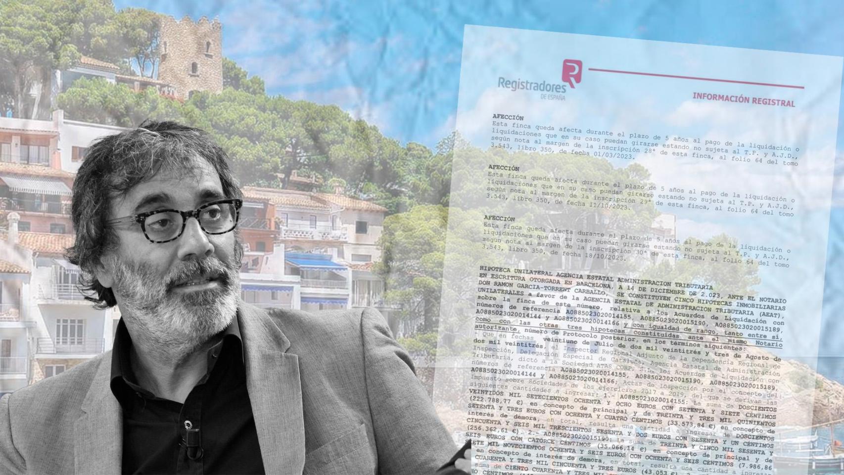 Tatxo Benet, Begur y la nota registral de su mansión de veraneo