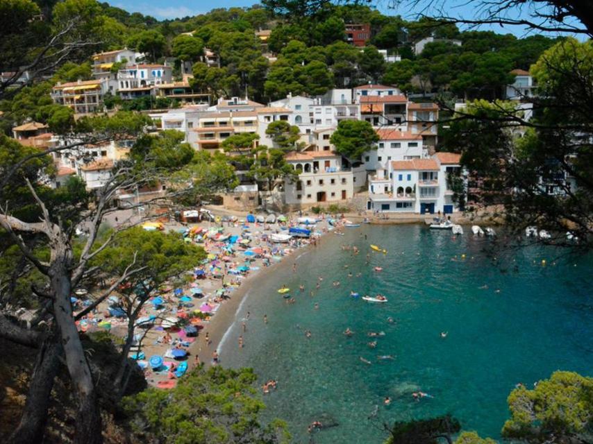 Vista aèria de Sa Tuna, a Begur