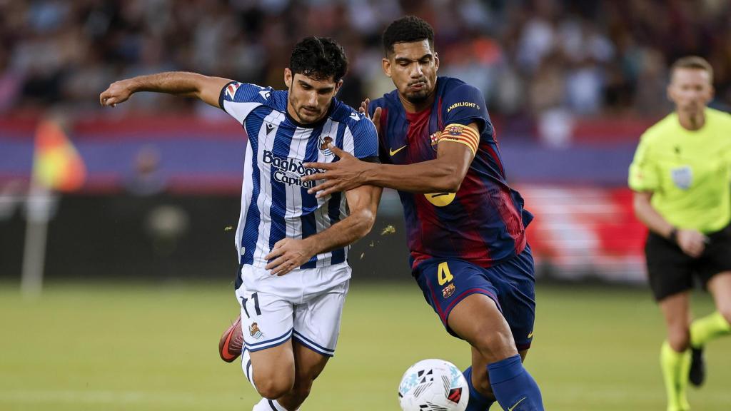 Araujo pugna con Guedes