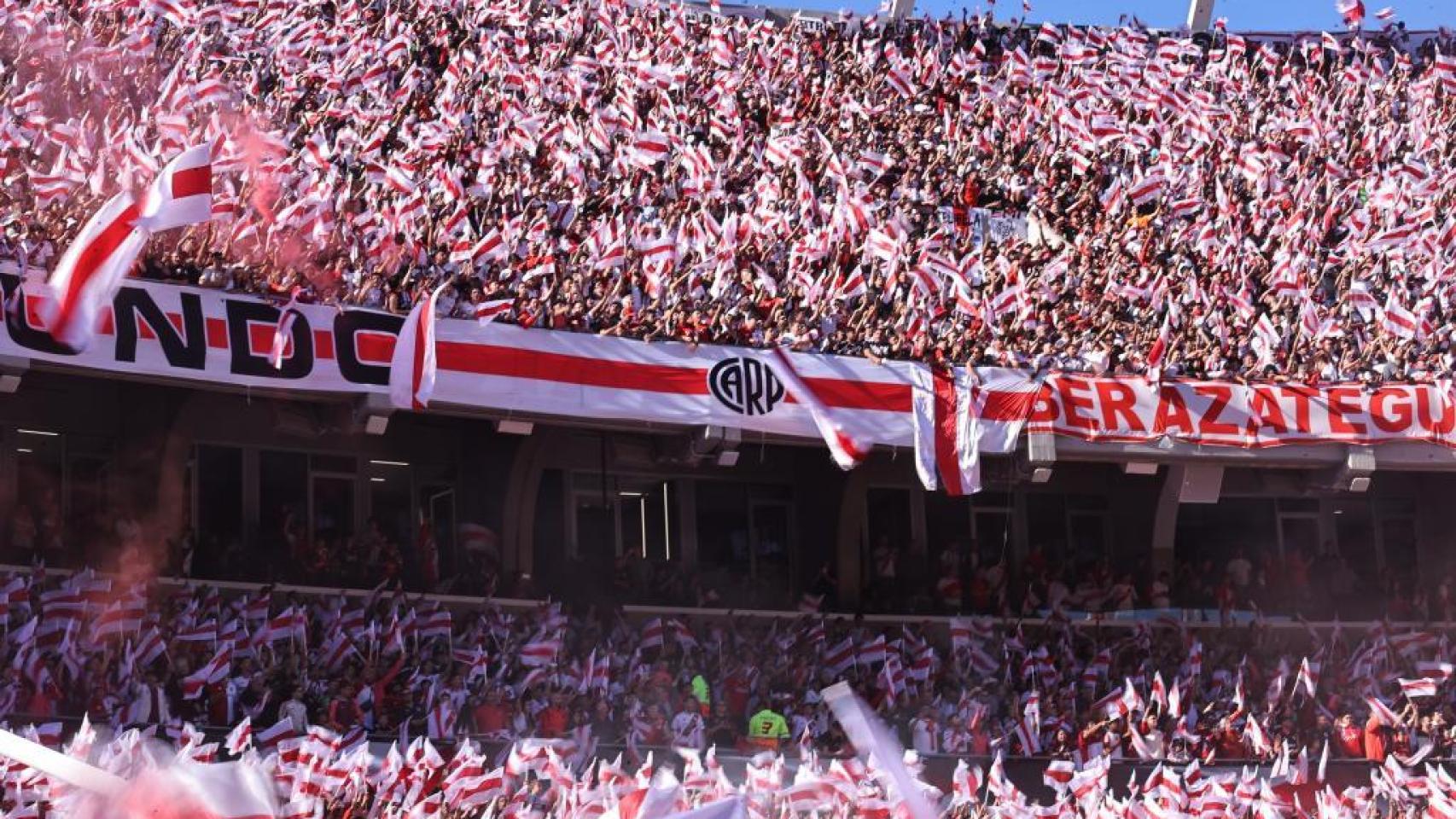 La afición de River Plate, en el Monumental