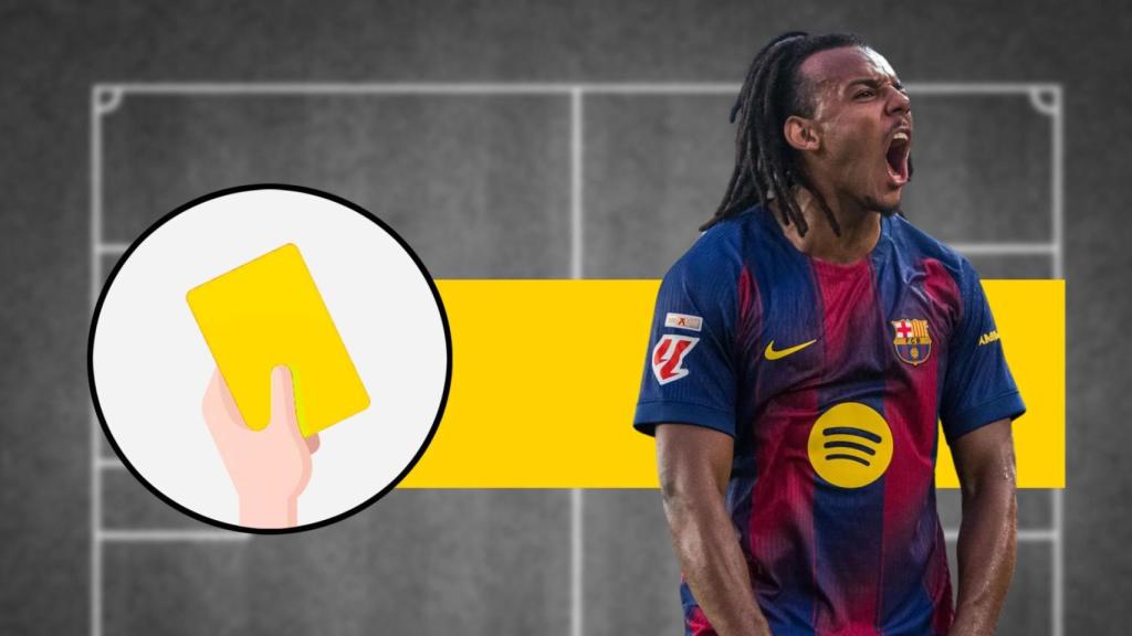 La tarjeta amarilla del Barça-Real Sociedad para Jules Koundé
