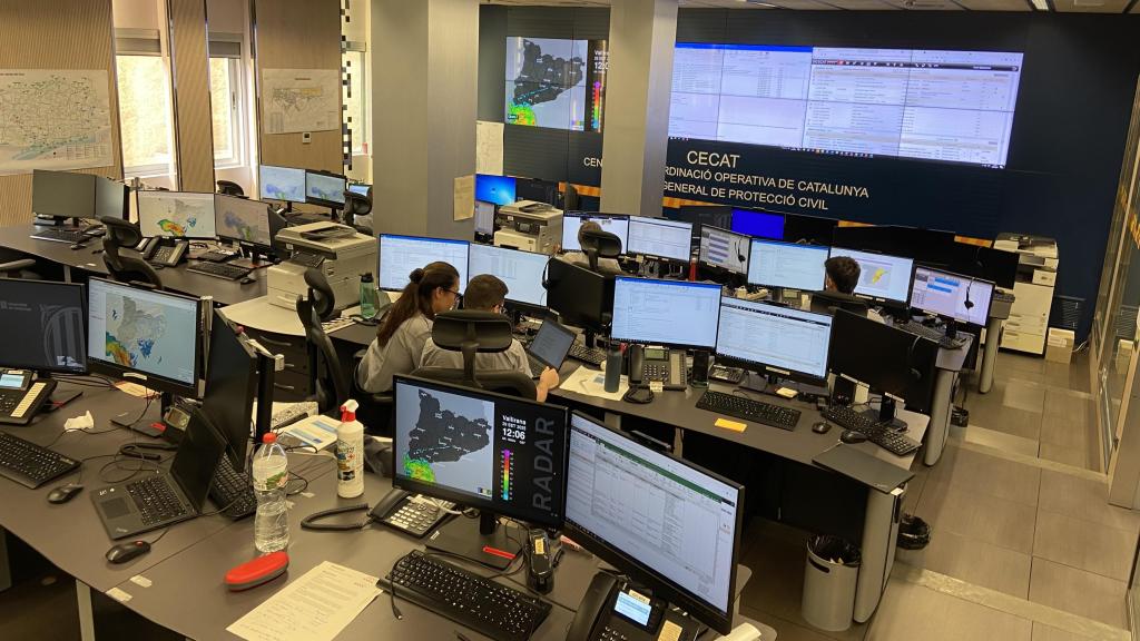 El centro de coordinación operativa de Protecció Civil, este lunes