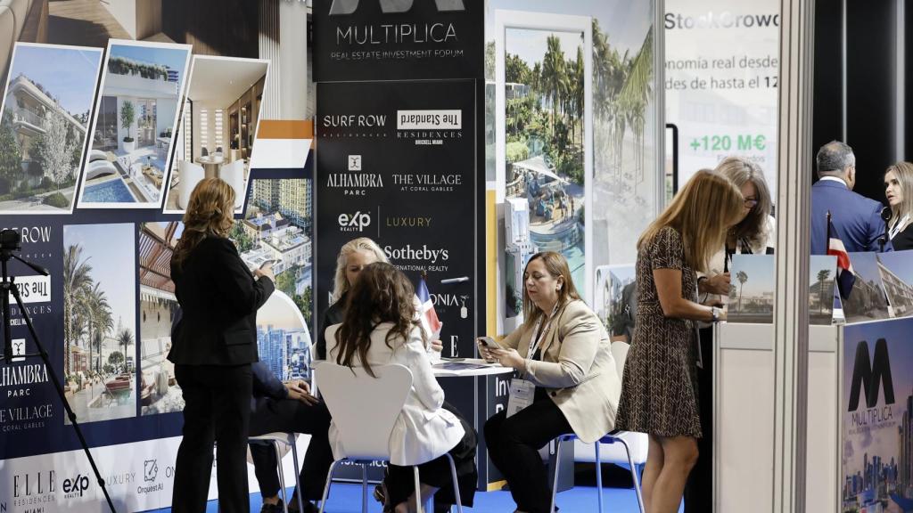 Imagen de un momento en la feria The District, en Barcelona