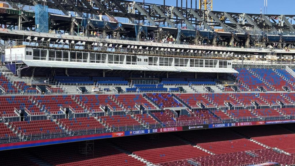 Los asientos Vip de la denominada 'Players Zone' junto al túnel de vestuarios y cerca de los banquillos