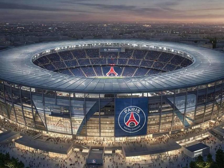 Imagen virtual del posible nuevo estadio del PSG
