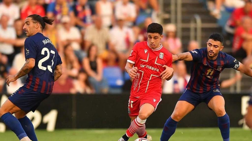 Lucas 'Pocho' Román con el FC Cartagena