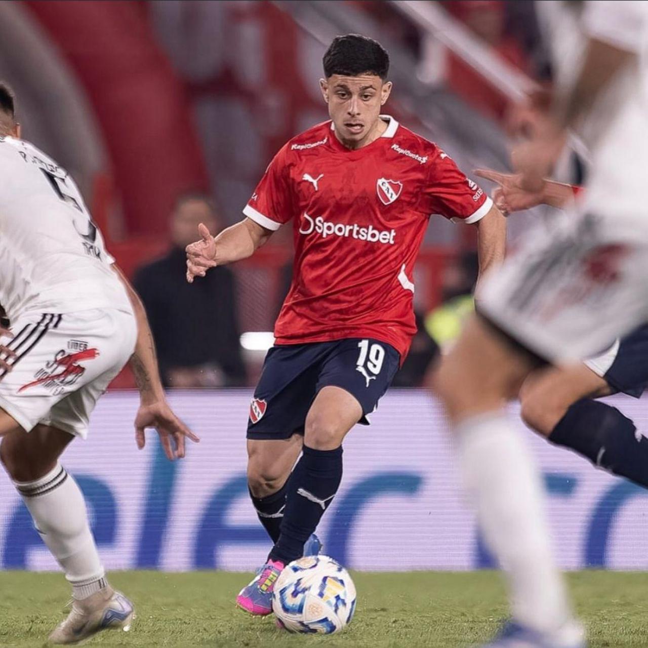 Lucas 'Pocho' Román con Independiente