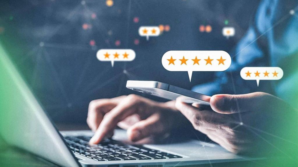 Puntuación digital mediante el uso de estrellas