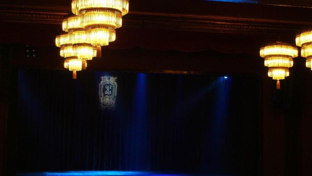 Interior de Luz de Gas en una imagen de archivo