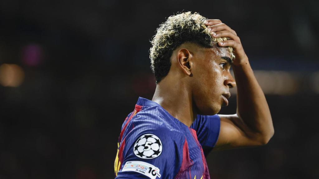 Lamine Yamal, decepcionado ante el PSg