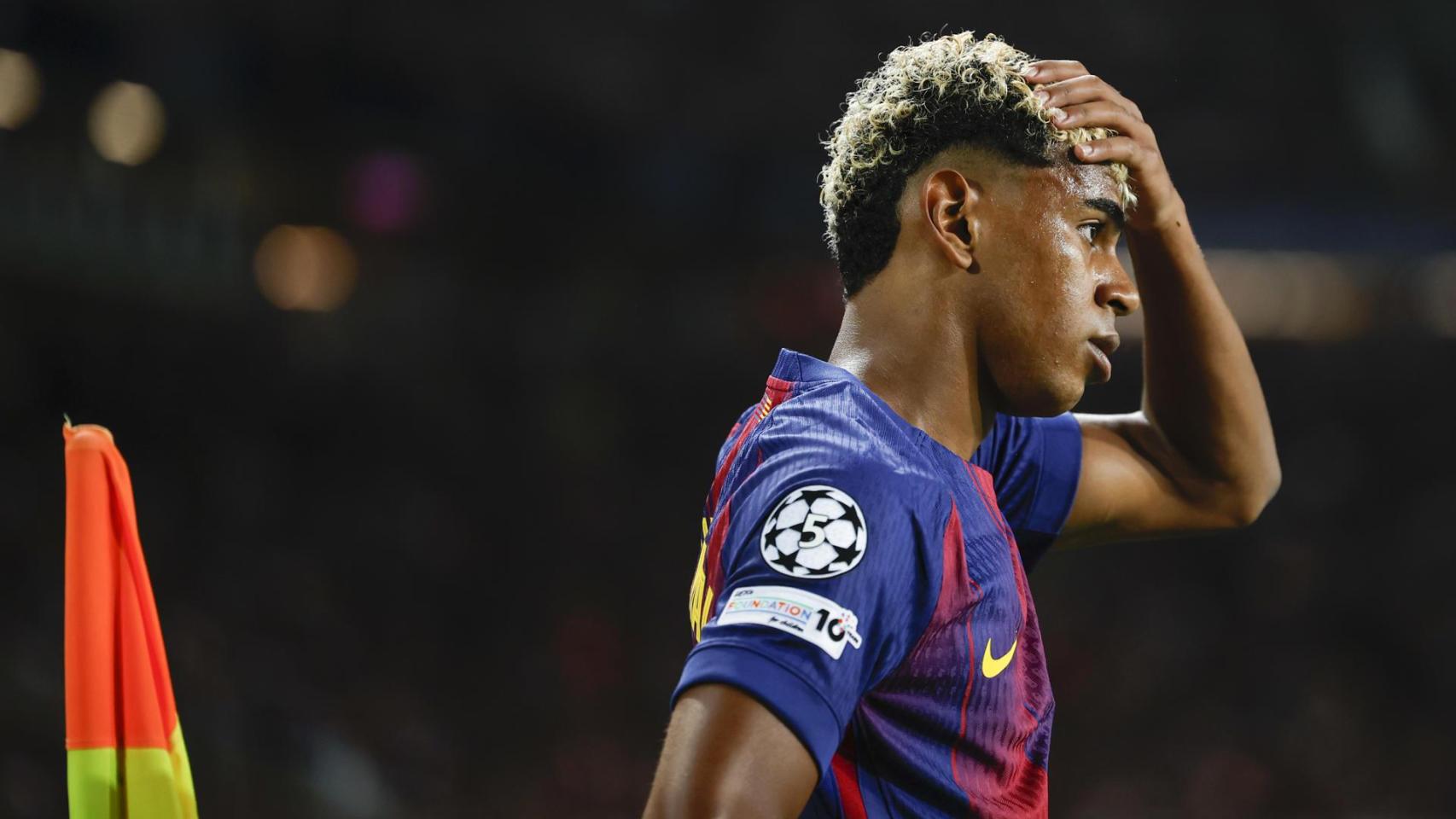 Lamine Yamal, decepcionado ante el PSg