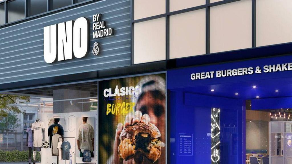 La nueva hamburguesería del Real Madrid en Ciudad de México