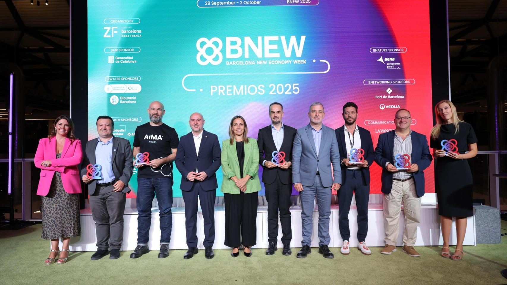 Entrega de premios de BNEW 2025