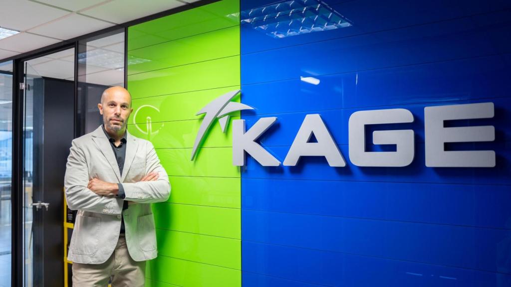 El director general de Kage Europa, Santi Diamant, en la sede del grupo