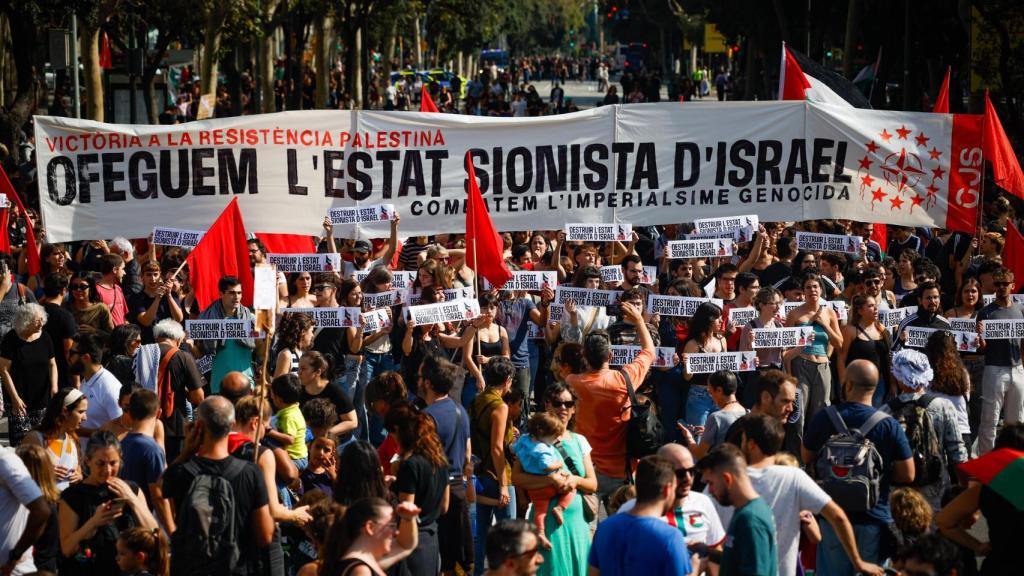 Manifestación contra el comercio de armas con Israel este sábado en Barcelona